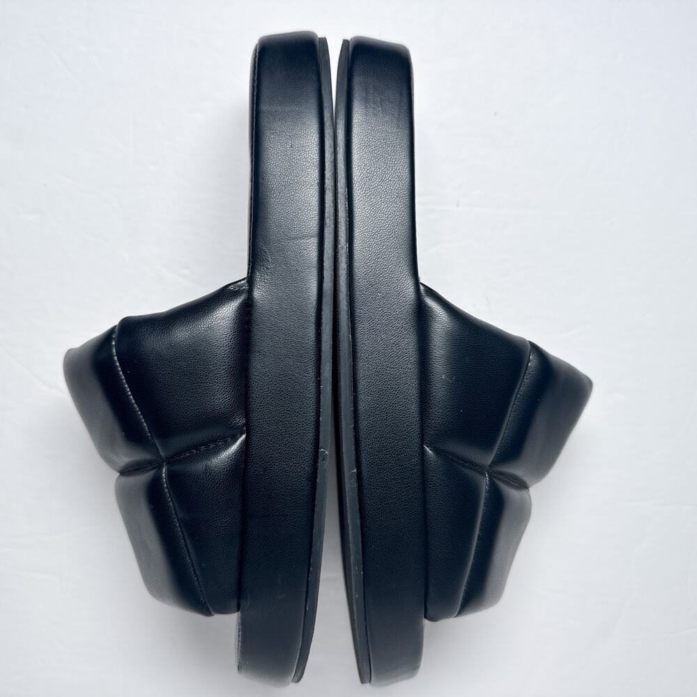 Stand Studio Lyrah Quilted Platform Slides 39 Black - Picture 8 of 9